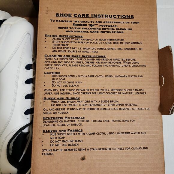 Vintage Y2K Reebok Mens Athletic Tour White/Smoke Golf Shoes Sneakers Size 9.5 - Picture 9 of 9